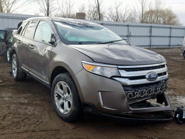 2FMDK3JC1DBA65039 - 2013 FORD EDGE SEL TAN photo 1