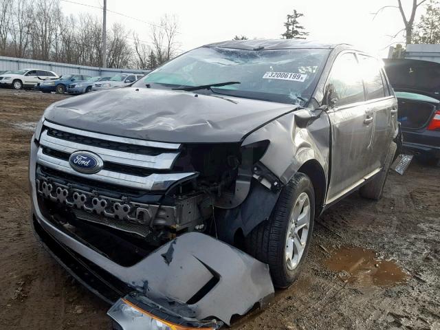 2FMDK3JC1DBA65039 - 2013 FORD EDGE SEL TAN photo 2