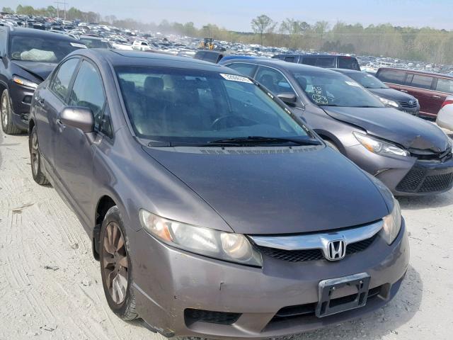 1HGFA16979L002084 - 2009 HONDA CIVIC EXL GRAY photo 1