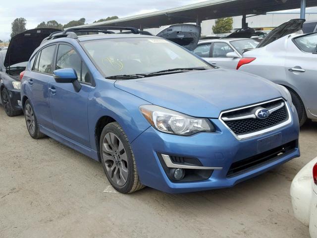 JF1GPAY63G8226429 - 2016 SUBARU IMPREZA SP BLUE photo 1