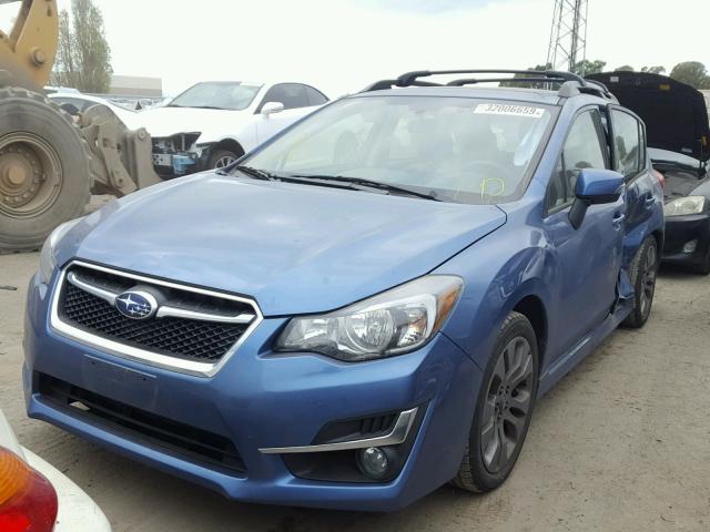 JF1GPAY63G8226429 - 2016 SUBARU IMPREZA SP BLUE photo 2