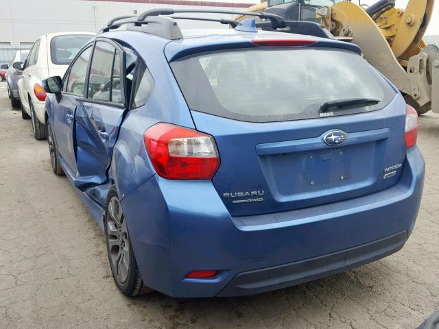 JF1GPAY63G8226429 - 2016 SUBARU IMPREZA SP BLUE photo 3