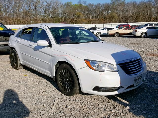 1C3CCBBB4CN212670 - 2012 CHRYSLER 200 TOURIN WHITE photo 1