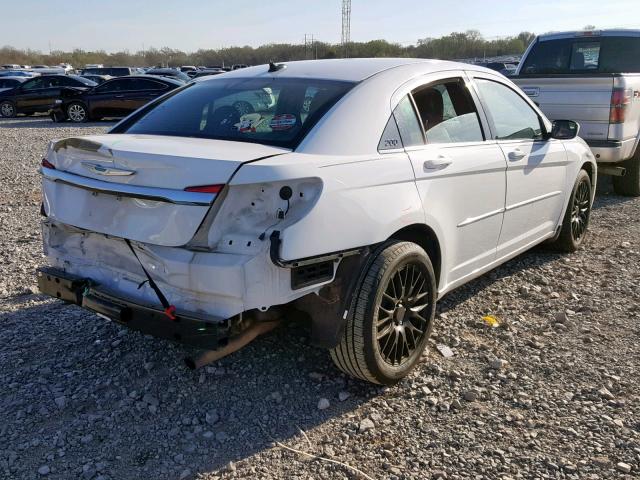 1C3CCBBB4CN212670 - 2012 CHRYSLER 200 TOURIN WHITE photo 4