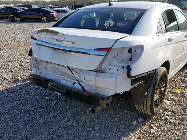 1C3CCBBB4CN212670 - 2012 CHRYSLER 200 TOURIN WHITE photo 9