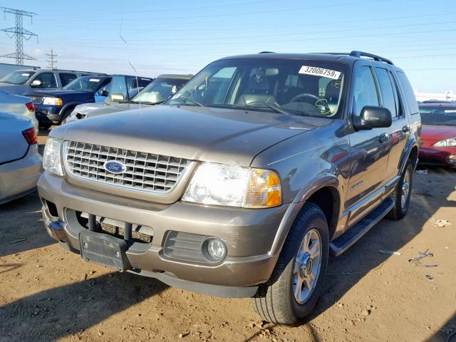 1FMDU75E92ZB91138 - 2002 FORD EXPLORER L GRAY photo 2