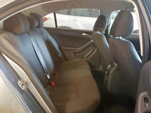 3VW2K7AJ5EM214129 - 2014 VOLKSWAGEN JETTA BASE GRAY photo 6