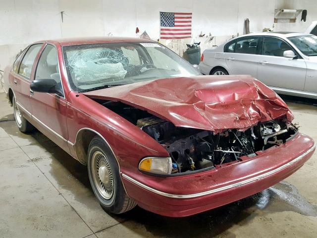 1G1BL52W1TR187675 - 1996 CHEVROLET CAPRICE CL BURGUNDY photo 1