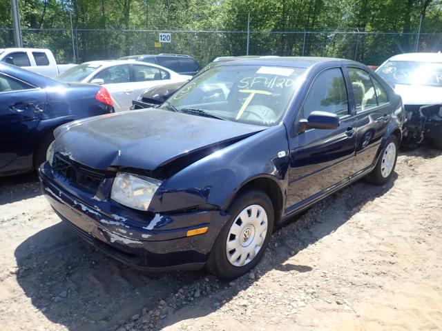 3VWRK69M93M156790 - 2003 VOLKSWAGEN JETTA GL BLUE photo 2