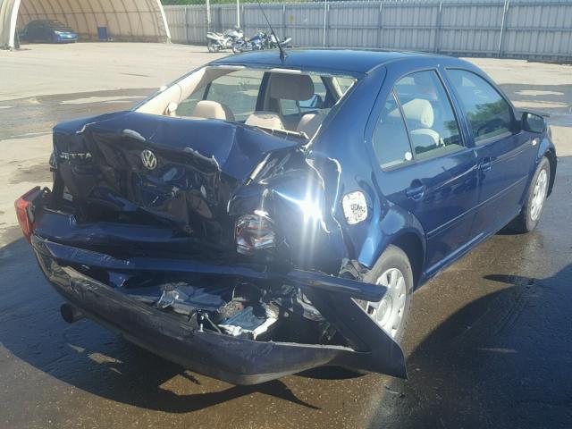 3VWRK69M93M156790 - 2003 VOLKSWAGEN JETTA GL BLUE photo 4