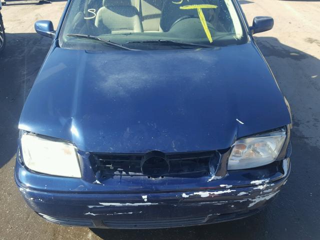 3VWRK69M93M156790 - 2003 VOLKSWAGEN JETTA GL BLUE photo 7