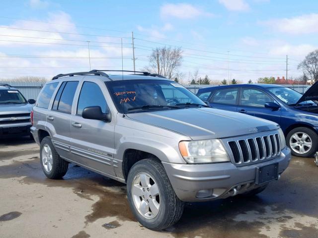 1J4GW58N21C674798 - 2001 JEEP GRAND CHER GRAY photo 1