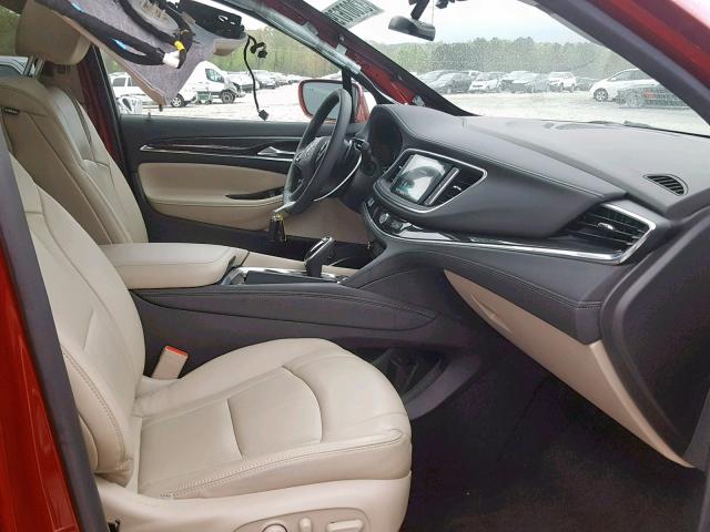 5GAERCKW0JJ185551 - 2018 BUICK ENCLAVE PR RED photo 5