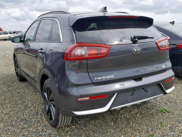 KNDCC3LC3J5134419 - 2018 KIA NIRO EX CHARCOAL photo 3