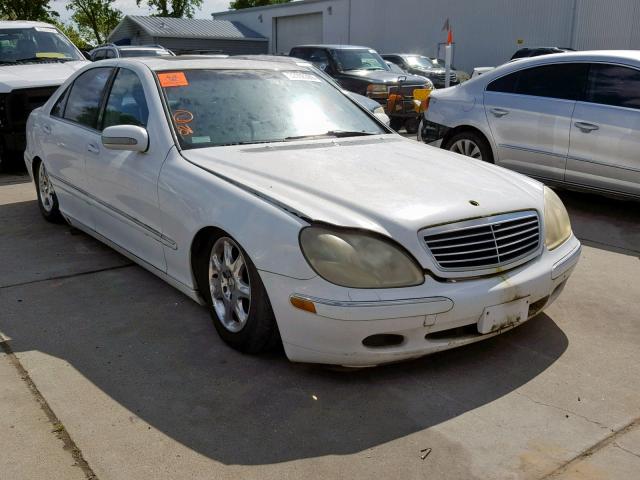 WDBNG75J0YA066581 - 2000 MERCEDES-BENZ S 500 WHITE photo 1