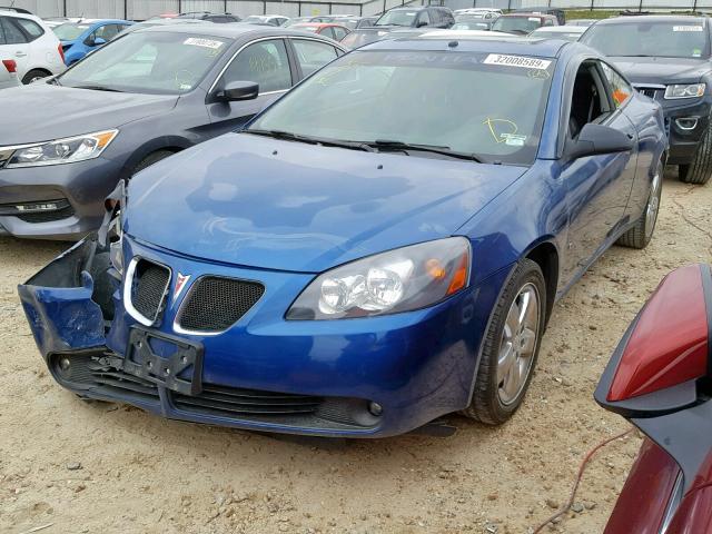 1G2ZH18NX74241061 - 2007 PONTIAC G6 GT BLUE photo 2