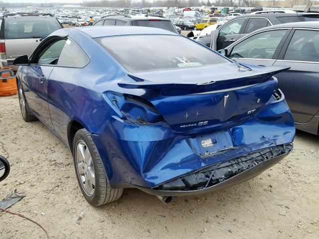 1G2ZH18NX74241061 - 2007 PONTIAC G6 GT BLUE photo 3