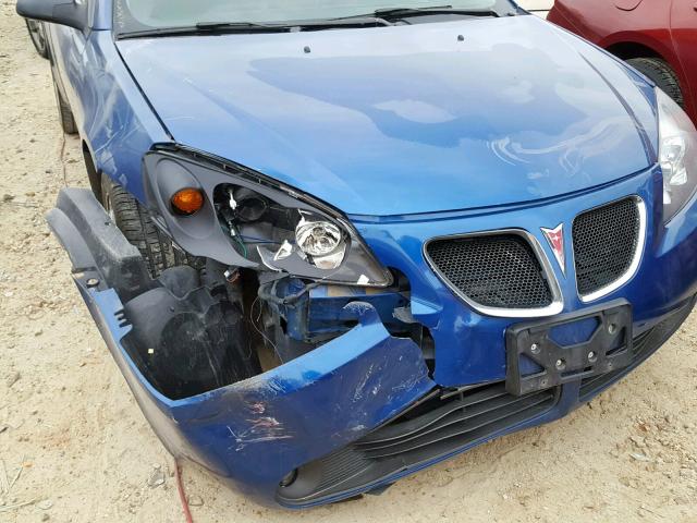 1G2ZH18NX74241061 - 2007 PONTIAC G6 GT BLUE photo 9