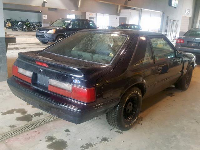 1FABP41E6KF222148 - 1989 FORD MUSTANG LX BLACK photo 4