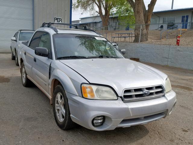 4S4BT62C167104910 - 2006 SUBARU BAJA SPORT SILVER photo 1