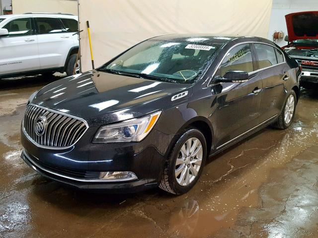 1G4GB5GR6EF147899 - 2014 BUICK LACROSSE BLACK photo 2