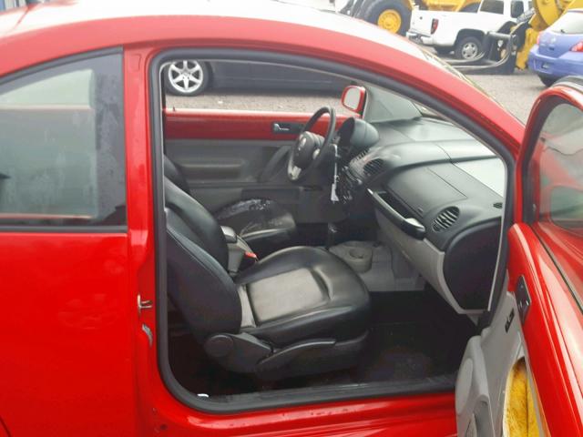 3VWCK31C05M409733 - 2005 VOLKSWAGEN NEW BEETLE Rot Foto 5