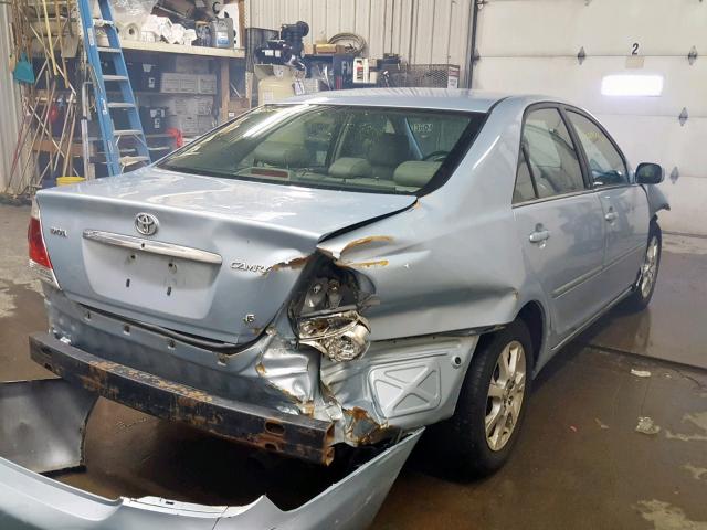 4T1BF30K65U610717 - 2005 TOYOTA CAMRY LE Mavi foto 4