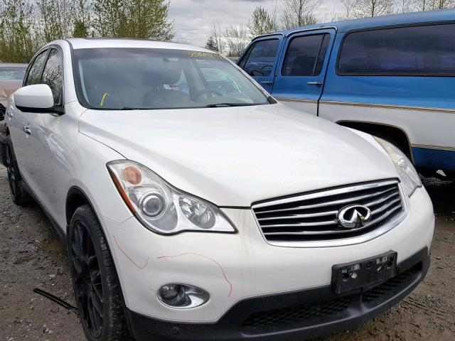 JN1AJ0HRXAM750989 - 2010 INFINITI EX35 BASE WHITE photo 1