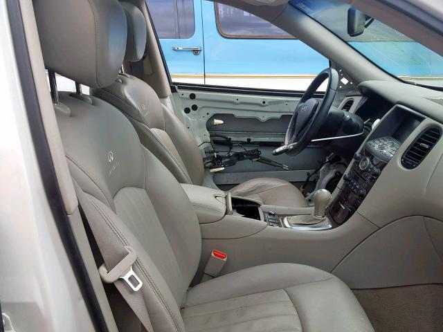 JN1AJ0HRXAM750989 - 2010 INFINITI EX35 BASE WHITE photo 5