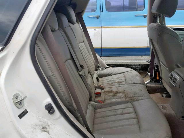 JN1AJ0HRXAM750989 - 2010 INFINITI EX35 BASE WHITE photo 6