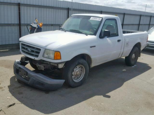 1FTYR10D61PB61382 - 2001 FORD RANGER WHITE photo 2