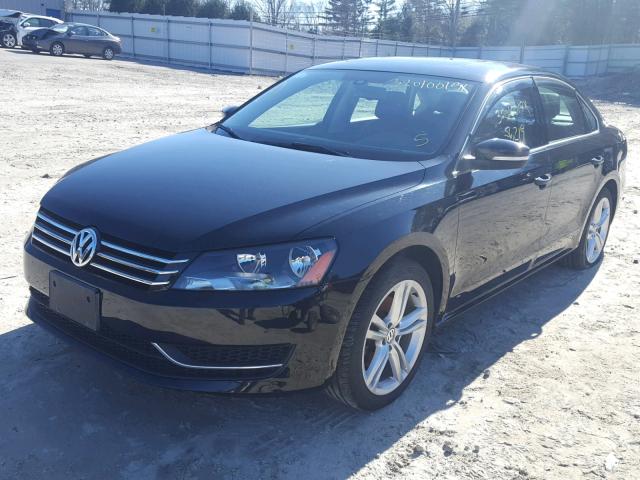 1VWBT7A33EC103207 - 2014 VOLKSWAGEN PASSAT SE BLACK photo 2