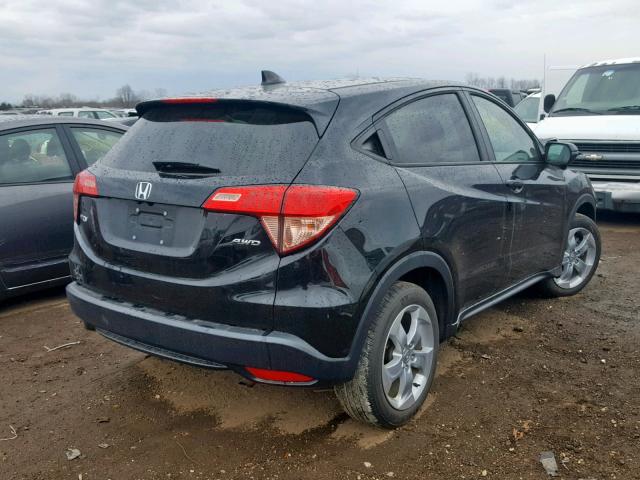 3CZRU6H52GM728399 - 2016 HONDA HR-V EX BLACK photo 4