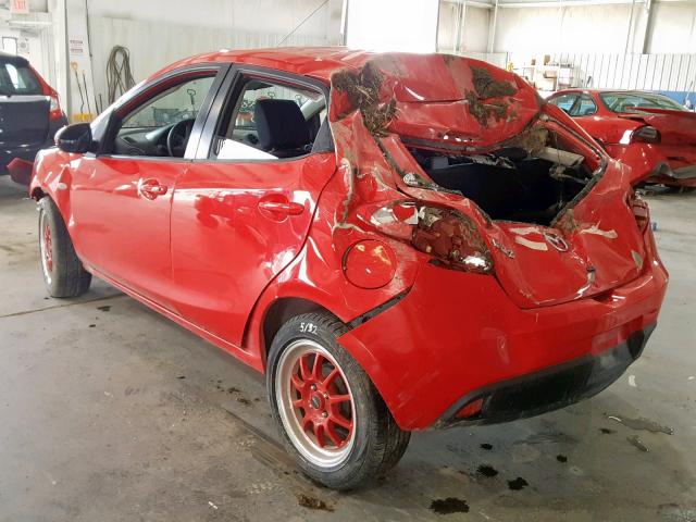 JM1DE1KY2E0183985 - 2014 MAZDA MAZDA2 SPO 红色 照片 3