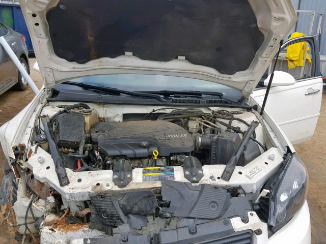 2G1WU58R879103657 - 2007 CHEVROLET IMPALA LTZ WHITE photo 7