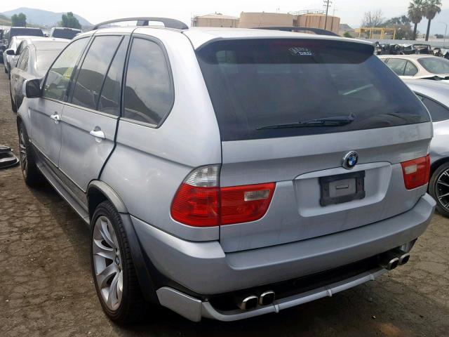 5UXFA93566LE83652 - 2006 BMW X5 4.8IS SILVER photo 3