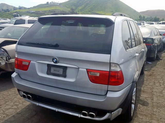 5UXFA93566LE83652 - 2006 BMW X5 4.8IS SILVER photo 4