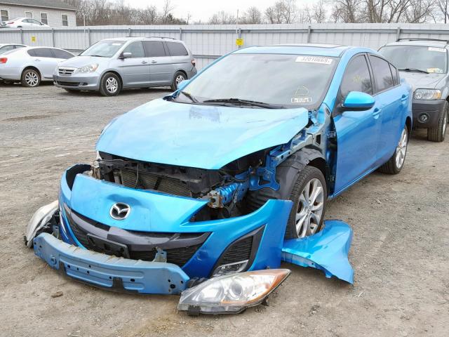 JM1BL1S60A1271255 - 2010 MAZDA 3 S BLUE photo 2