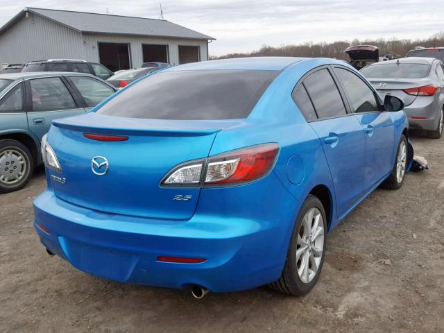 JM1BL1S60A1271255 - 2010 MAZDA 3 S BLUE photo 4