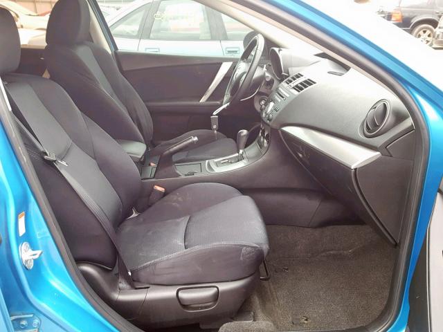 JM1BL1S60A1271255 - 2010 MAZDA 3 S BLUE photo 5