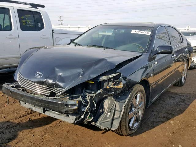 JTHBA30G565146781 - 2006 LEXUS ES 330 BLACK photo 2