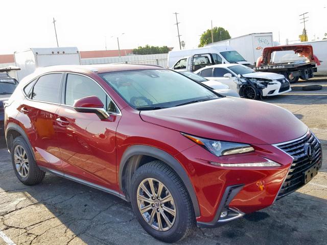 JTJYARBZ2K2137008 - 2019 LEXUS NX 300 RED photo 1