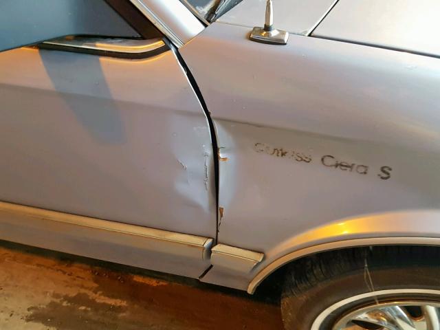 1G3AG55M7R6417876 - 1994 OLDSMOBILE CUTLASS CI BLUE photo 9