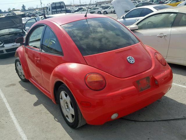 3VWBB61C4WM014176 - 1998 VOLKSWAGEN NEW BEETLE Qırmızı foto 3
