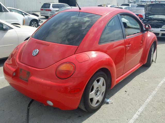 3VWBB61C4WM014176 - 1998 VOLKSWAGEN NEW BEETLE Qırmızı foto 4