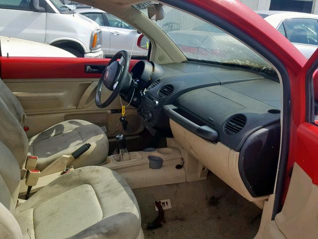 3VWBB61C4WM014176 - 1998 VOLKSWAGEN NEW BEETLE Qırmızı foto 5