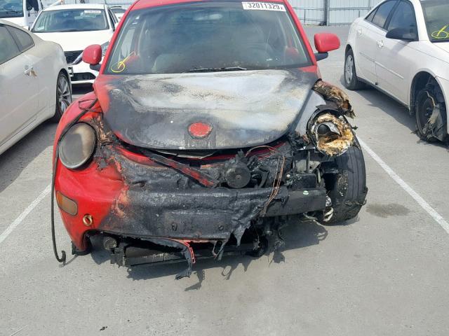 3VWBB61C4WM014176 - 1998 VOLKSWAGEN NEW BEETLE Qırmızı foto 9