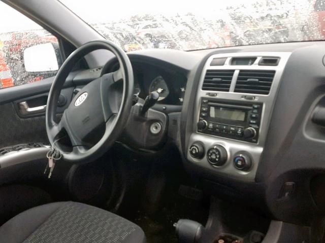 KNDJE723377439619 - 2007 KIA SPORTAGE E BLUE photo 9