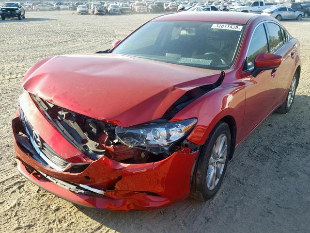 JM1GL1U52H1148268 - 2017 MAZDA 6 SPORT RED photo 2