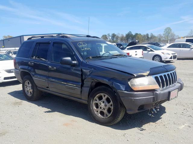 1J4GX48S81C700527 - 2001 JEEP GRAND CHER BLUE photo 1